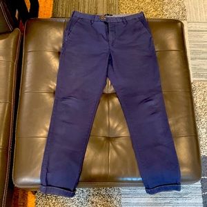 Blue Ted Baker Khakis slim fit